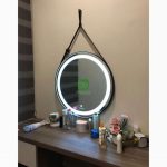 gương treo dây da(da màu nâu,đen) đèn LED CB23 CB23B CB23C
