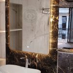 Gương đèn Led Chibi CB601 đa chức năng phòng tắm, 60 x 80 cm