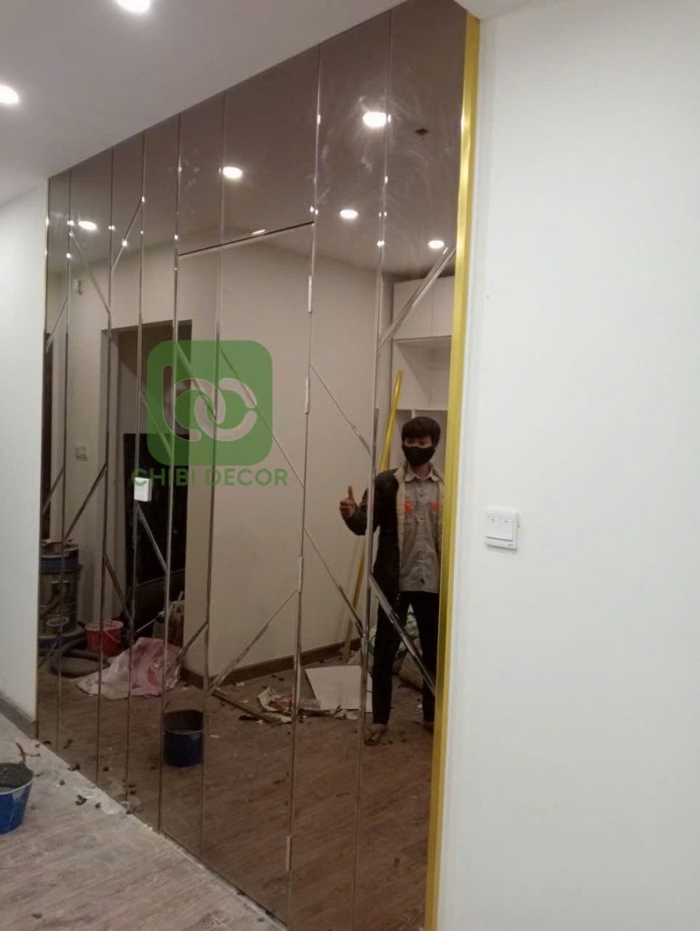 Bộ sưu tập Luxury Gold – gương màu trà