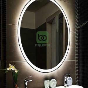gương đèn LED phun cát trong CB503A (D60cm)