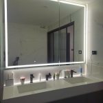 gương đèn led hai đường phun cát trong CB608B